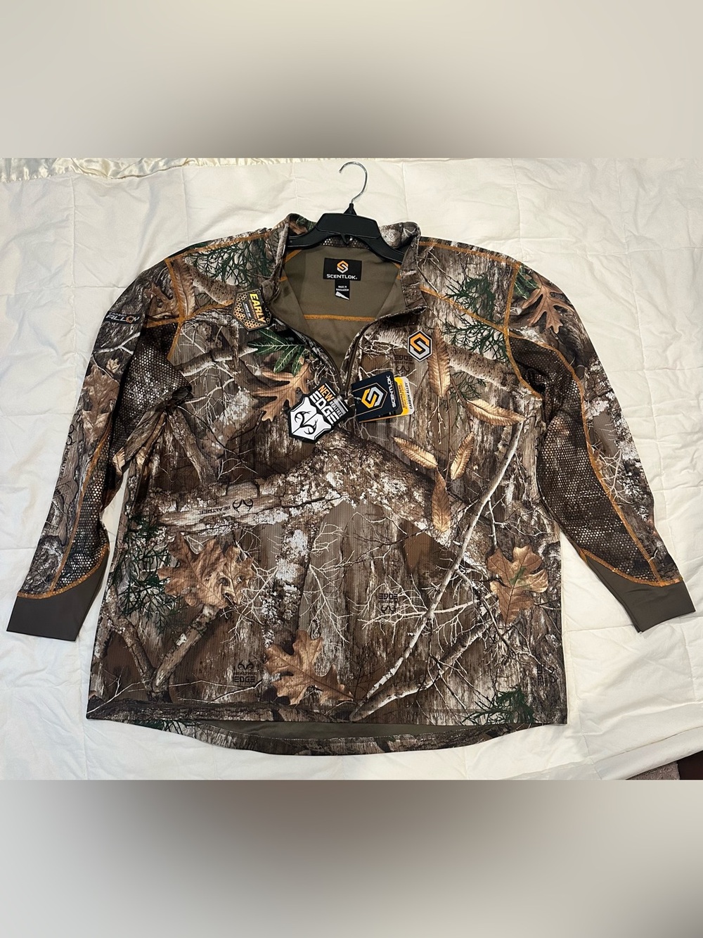 ScentLok Savanna Aero Attack RT Edge Quarter-Zip Shirt Size 3XL New with Tags